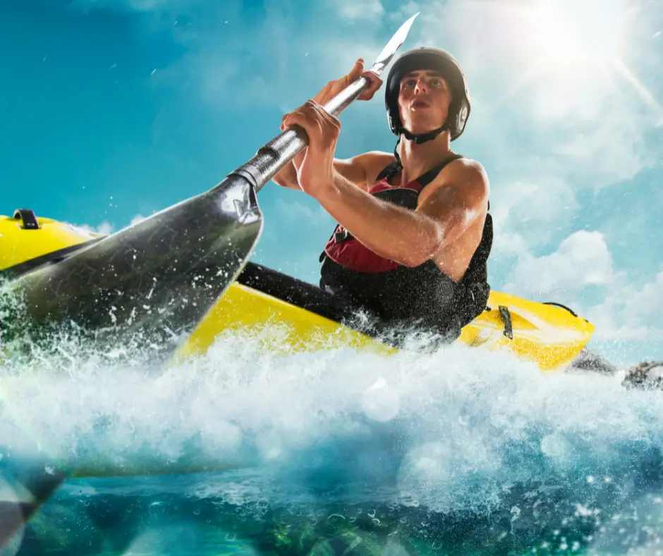Sports kayaking is a great exercise to improve health
