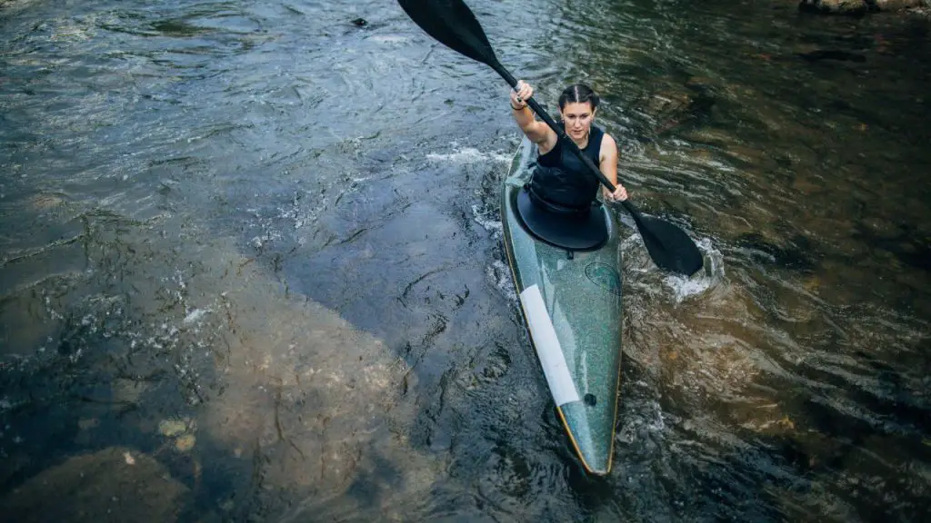 Kayaking in The Rain