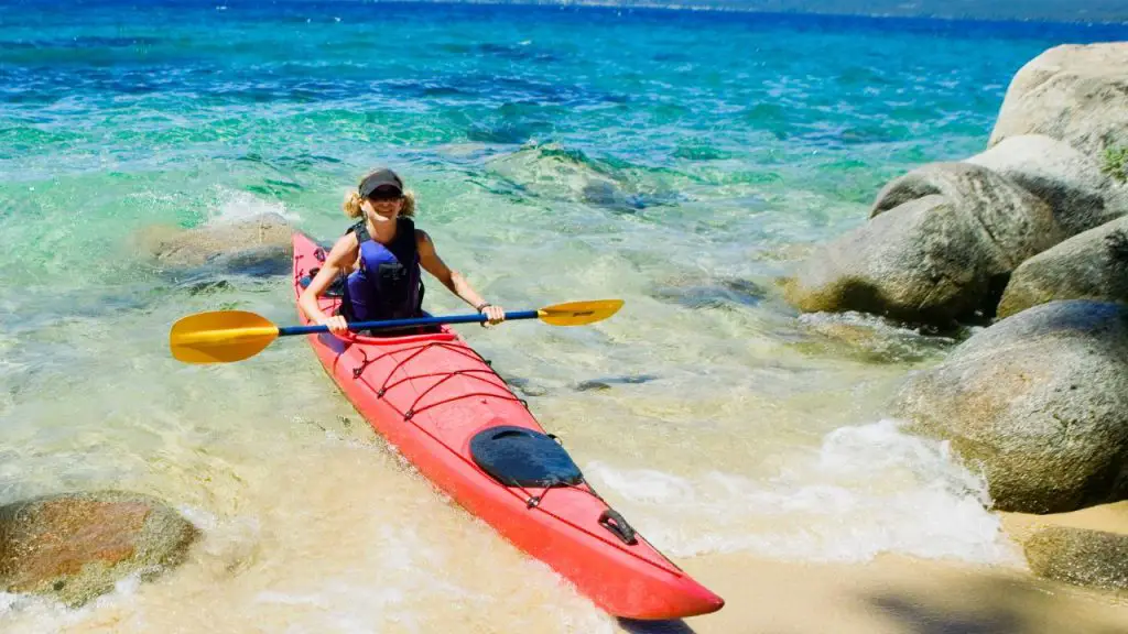 Standard images of kayaking so as not to get wet