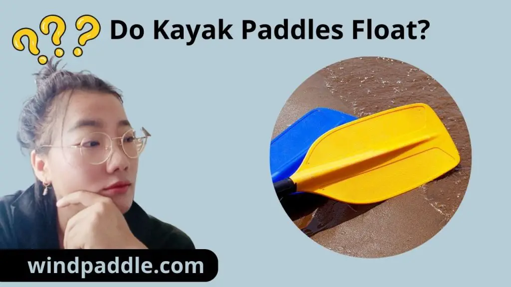 AD is thinking if she was kayaking and dropped her paddle